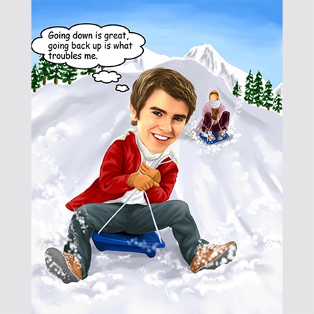 Sleding Caricature from Photos - myDaVinci